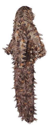 Chaquetas Hunting Ghillie Suit, Color Marrón, Camuflaje Salv