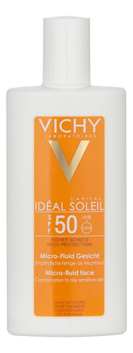 Protector solar Vichy Idéal Soleil FPS 50 Micro en fluído de 40 mL