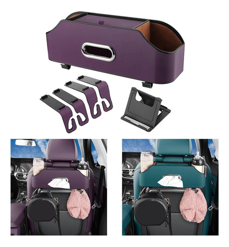 Combinación De Organizador Con Portapañuelos Y Violeta