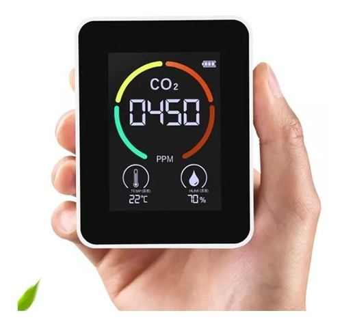 Monitor Medidor De Dioxido Carbono Co2 Sensor Aulas Oficina
