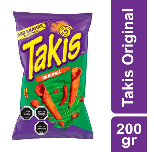 Imagen 1 de 2 de Takis Snack Original 200g *importados*