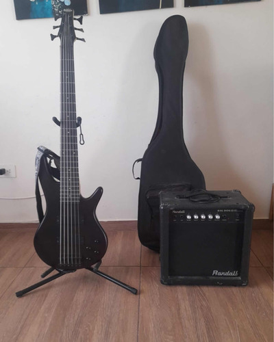 Combo Bajo Ibanez Giosoungear6 Cuerdas+amplificador+estuche