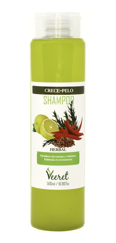 Shampoo Veeret Herbal Crece Pelo 500ml - mL a $44