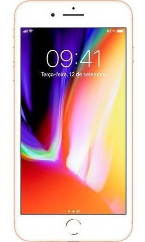 iPhone 8 Plus 64gb Dourado Nacional Anatel - Lacrado Novo