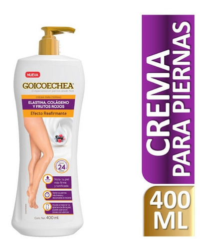 Goicoechea Crema Elastina Colágeno Y Frutos Rojos 400ml