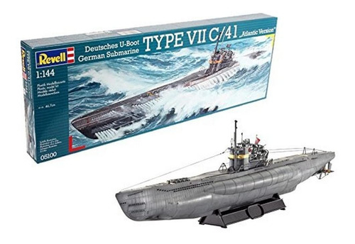 Submarino Typ Viic 41 Revell Of Germany Modelo Plastico