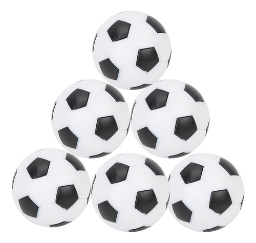 Mini Balones De Fútbol De Mesa De Repuesto De Plástico Negro