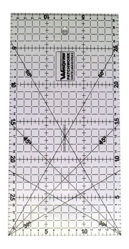 Kit  Regua Para Patchwork 15x30 / 15x60 / 60x5