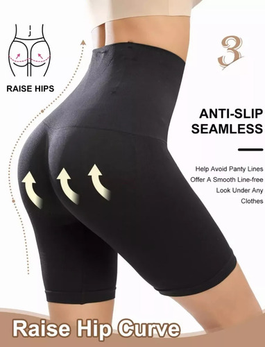 2pz Panty Faja Short Reductora Abdomen Moldeadora Para Mujer