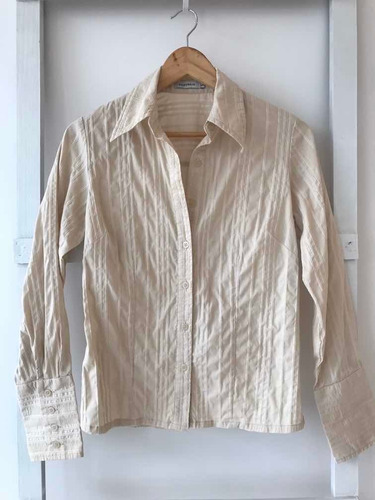 Camisa Formal Tramada Portsaid Beige