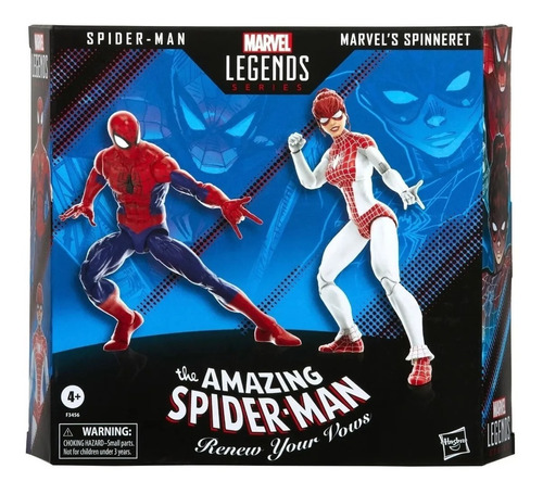  Figura Fan Spiderman Legends Series Spider-man Y Spinneret