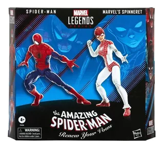 Figura Fan Spiderman Legends Series Spider-man Y Spinneret