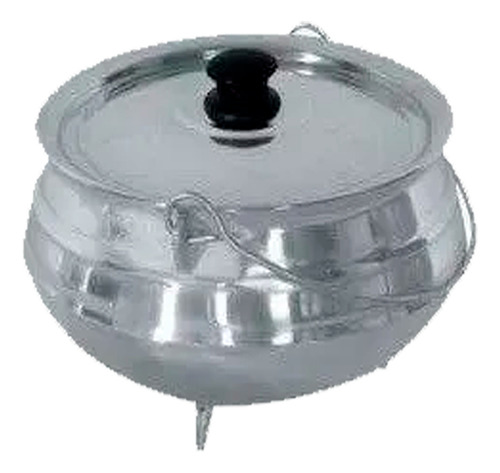 Panela Tripé N 6 Alumínio Polido 19 Cm X 13cm 2,7 Lts Feijão
