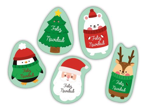 Etiquetas Tag Tarjetas Feliz Navidad Imprimibles 02