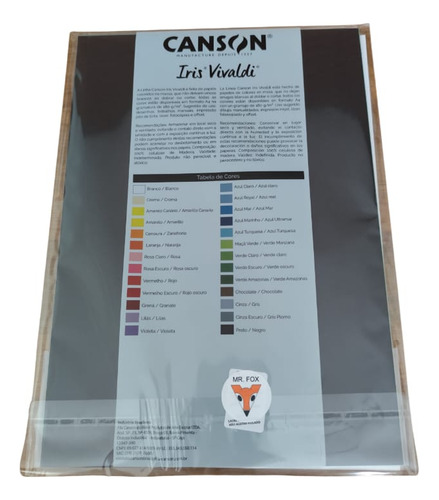 2 Pacotes Com 27 Fls Cada A4 120g/m2 Mista Canson Quilling