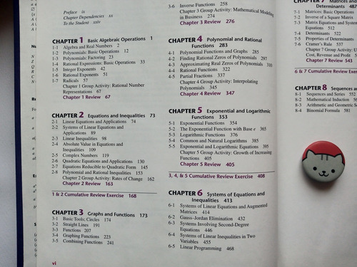 Qa154. College Algebra. Barnett, Ziegler, Byleen (Usado)