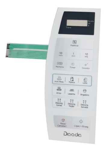 Imagem 2 de 2 de Teclado Membrana Painel Para Microondas Mod. Nn-st254w