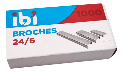 Broches 24/6 Para Abrochadora Caja X 1000 Unid.