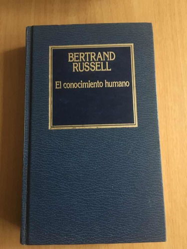 El Conocimiento Humano Beltrán Russel  Remate Libros