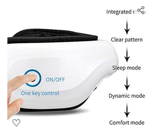 Masajeador De Ojos Inalámbrico Con Parlantes Bluetooth