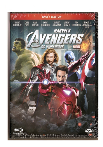 Dvd + Blu Ray - Marvels The Avengers - Os Vingadores - Novo