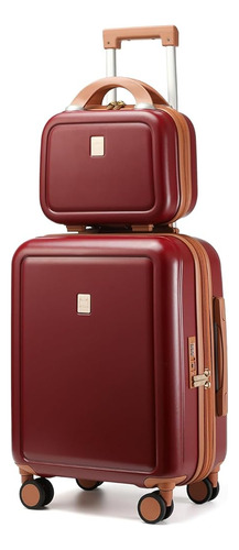 Myer Carry On Hard Shell Vintage Luggage Sets 2 Piezas Con R