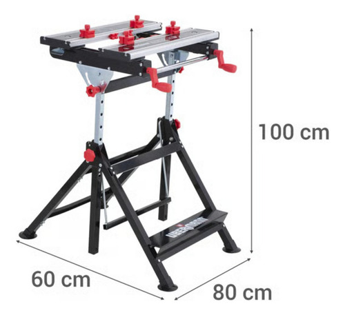 Mesa De Trabajo Multipropósito Altura Ajustable E Inclinable