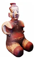 Comprar Artesanía Prehispánica Mujer Nayarita Sedente, Barro
