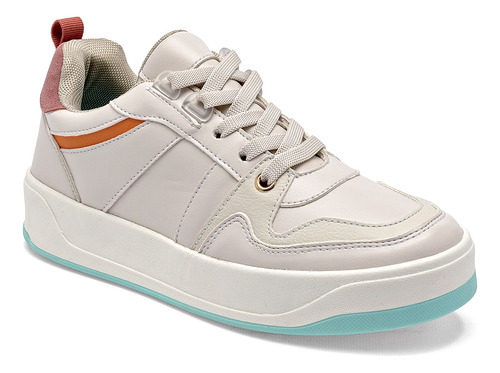 Tenis Plataforma Dama Joshua Latte 125-268