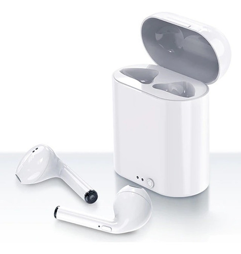 Audífonos Inalámbricos, Impermeables I7 Mini Color Blanco