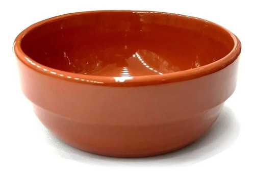 Bowl Ceramica Cazuela Barro Esmaltado Apto Horno N°14 X Unid