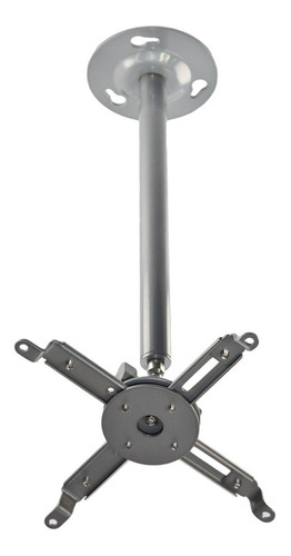 Imagen 4 de 10 de Soporte Proyector Techo 2en1 Universal 360° 40 Cm 10 Kg Htec