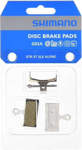 Imagen 2 de 5 de Pastillas Freno Shimano G02a Resina Slx/xt/xtr - En Blister