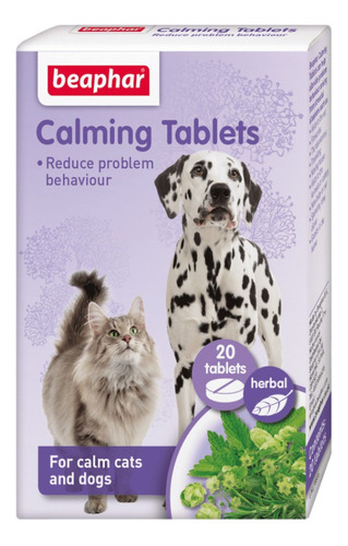 Beaphar Calming Tablets Perro Gato - Reduce Estrés Ansiedad