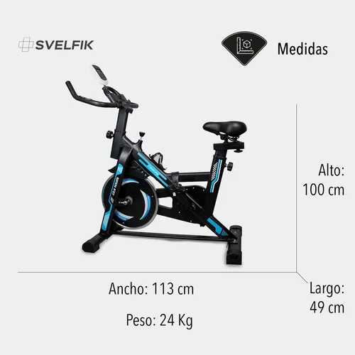 Bicicleta Para Ejercicio Spinning Fija Estática 6kg Ms