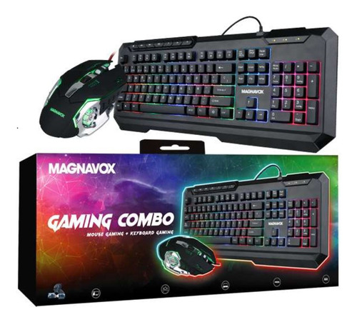 Kit Teclado Y Mouse Gamer Magnavox Mga4312-mo