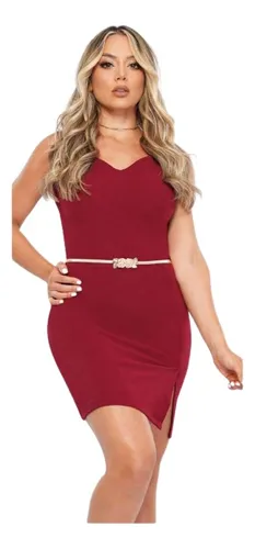 Vestidos Cortos Vinotinto | MercadoLibre