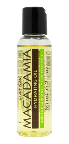 Imagen 2 de 2 de Kativa Macadamia Oil Serum Hidratante Cabello Seco X 60ml