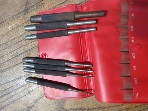 Starrett Juego De Botadores 7 Pzs. Si 565 No Mitutoyo Urrea (Usado)