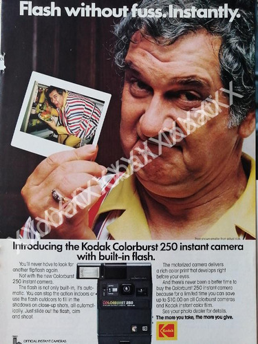 Cartel Retro Camaras Kodak Colorburst 250 1979 /529