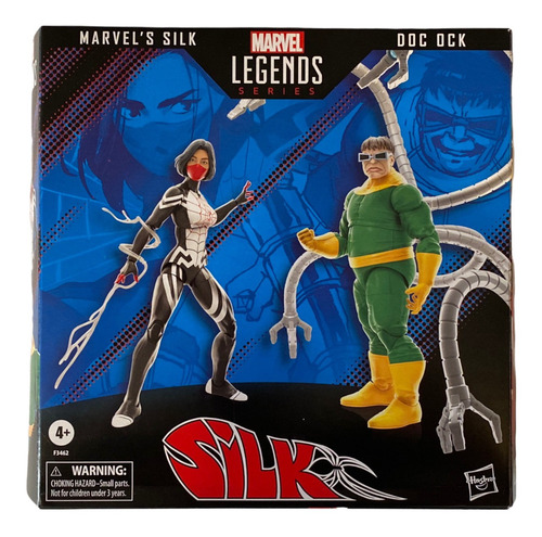 Doc Ock & Silk Marvel Legends Spiderman Doctor Octopus 6pulg (Usado)