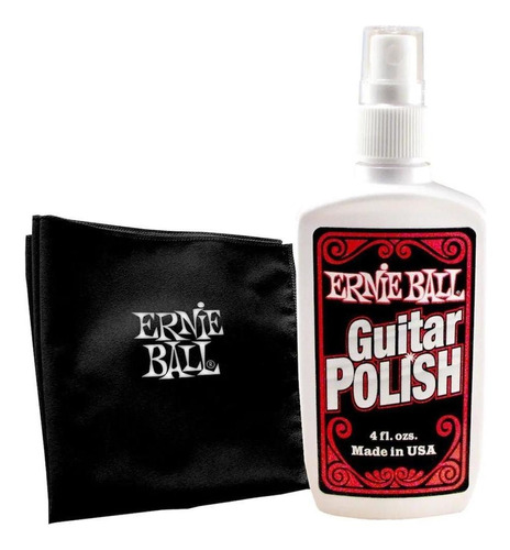 Kit Limpieza Guitarra Ernie Ball 4222 Polish With Cloth