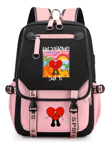 Kawaii Bad Cute Buuny Mochila Para Adolescente Niña Linda