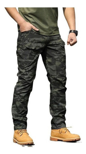 Overoles De Camuflaje Para Hombre Pantalones Al Aire Libre