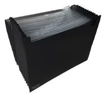 Comprar Archivador Acordeón 12 Div A4 Negro Mate Con Elástico 59246