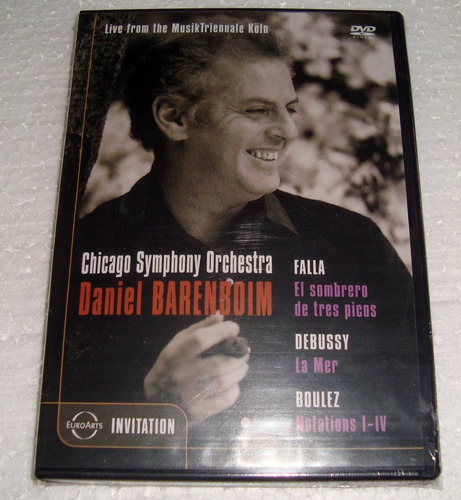 Daniel Barenboim - Falla Debussy Boulez Dvd Sellado / Kktus