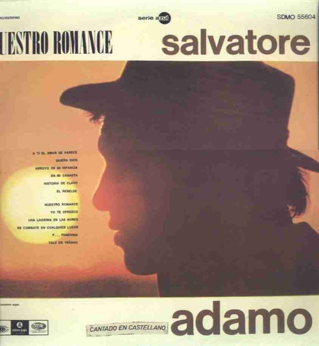 Salvatore Adamo Nuestro Romance Vinilo Argentino Lp Pvl