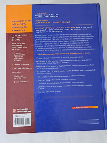 Libro Diagnóstico Clínico Y Tratamiento (Usado)