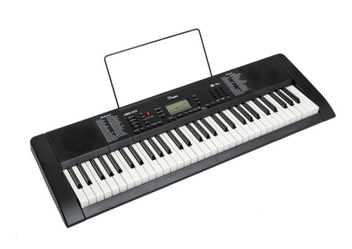 Imagen 2 de 9 de Teclado Parquer 61 Teclas Full Size Negro K163bk Cuota
