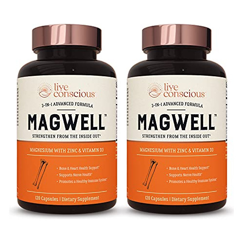 Magwell Magnesio Zinc Amp; Vitamina D3 - Altamente Tkxpk